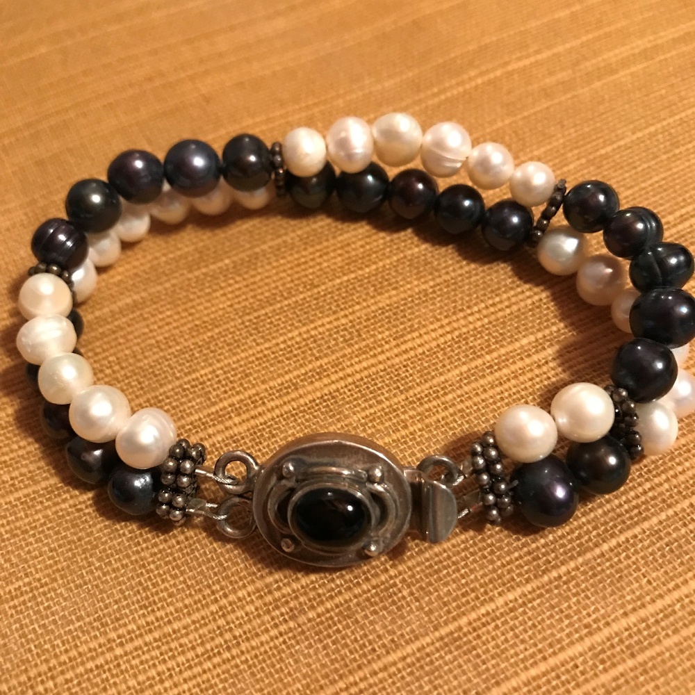 Freshwater Pearls with Sterling Silver Box Clasp
